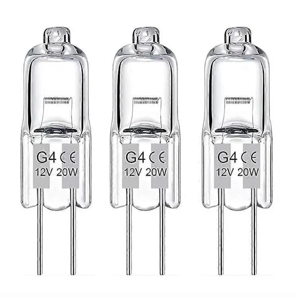 20-pack G4 Halogenlampor 20W 12V – Varmvitt Ljus för Perfekt Belysning