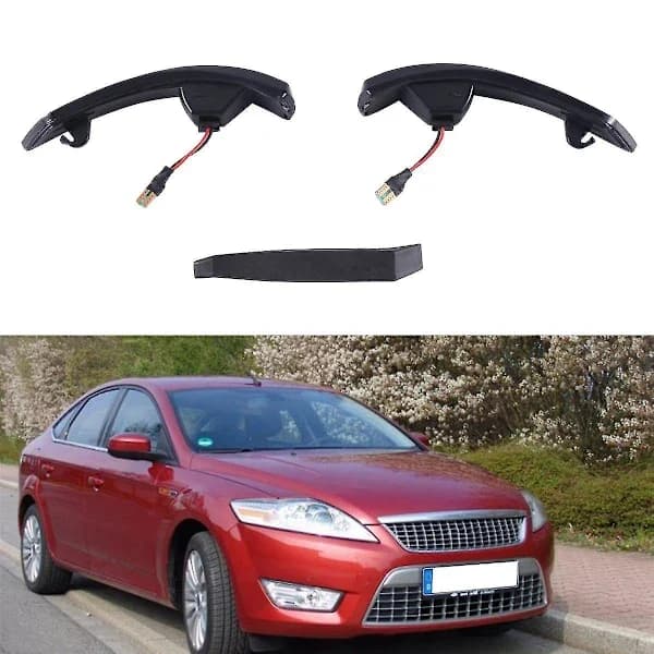 Bil LED Blinklys Sidespeilindikator For Focus 2 3 Mk2 Mk3 Mondeo
