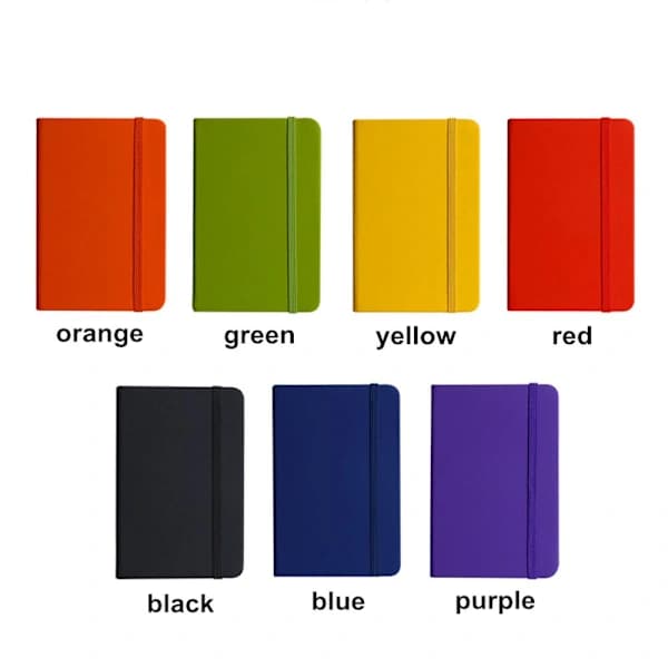Rem Notesbog 25K Moleskin Gummi LILLA A6 A6 lilla A6-A6