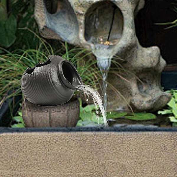 Ceramic Circulating Fountain Jar Versatile Decorative Flowing Water Ornament