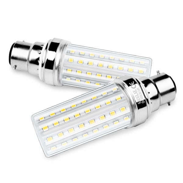 20W LED Majslampor, 150W Ekvivalent Glödlampa, 2300LM, 3000K Varmvit, B22 Bajonettlampor, 3-pack
