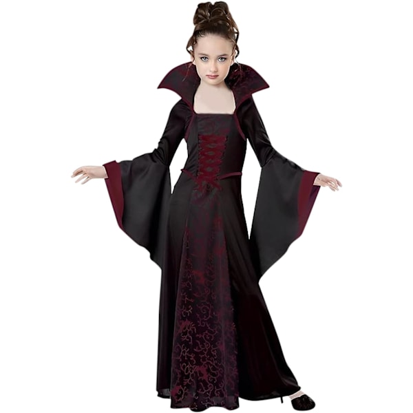 Lasten Halloween-asu Tyttöjen Halloween-asu Asut Lasten Hääpuvut Karnevaali Cosplay White 150