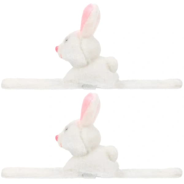 Kaninformade Barnaccessoarer Plyschmaterial 2-pack