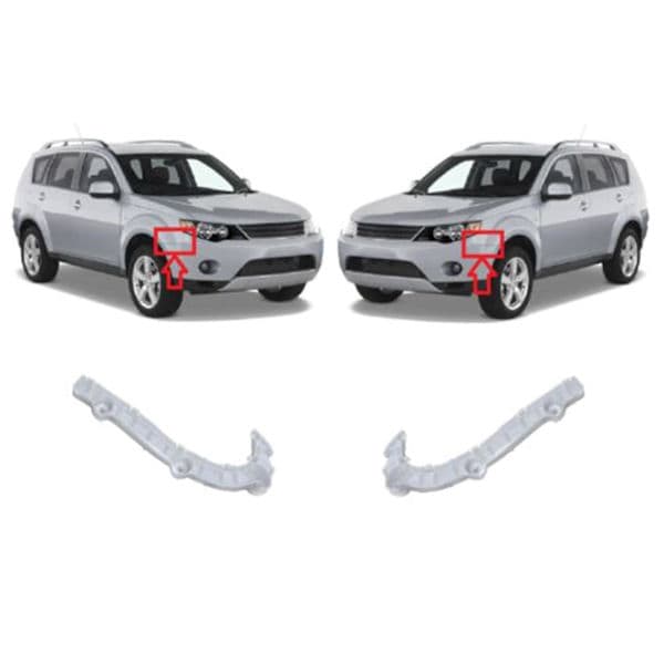 Främre vänster & höger övre stötfångarfäste för Mitsubishi Outlander 2007 2008 2009 6400A587 6400A588