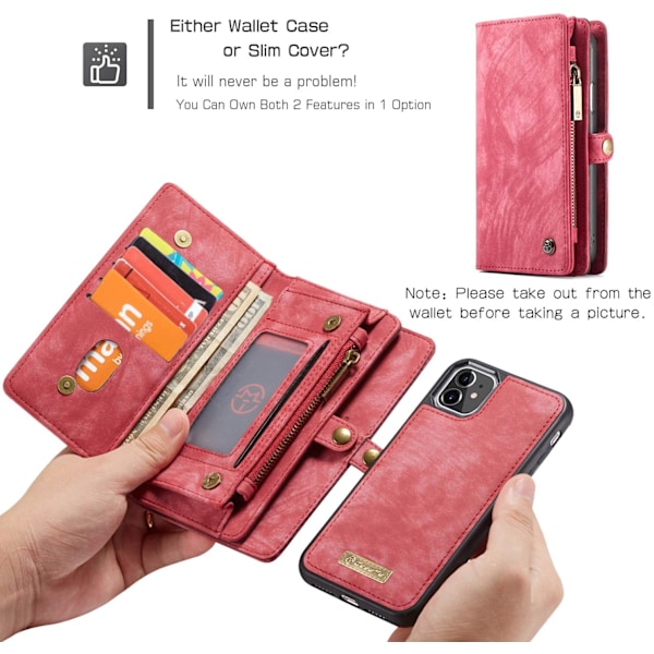 Caseme 008 iPhone 13 Pro Maxille - Punainen red