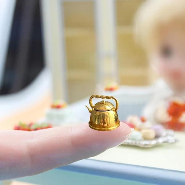 Elkedel Model Miniature Pot Toy GRØN Grøn