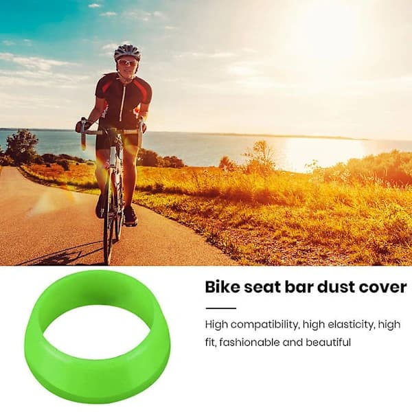 Silikonring Stänksäker Skydd Cykelutrustning Cykelsadelstolpe Silikondammskydd