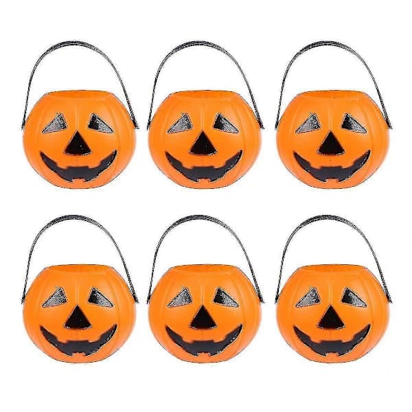 Halloween Håndholdt Godteribøtte Rekvisitter - Liten Gresskardesign