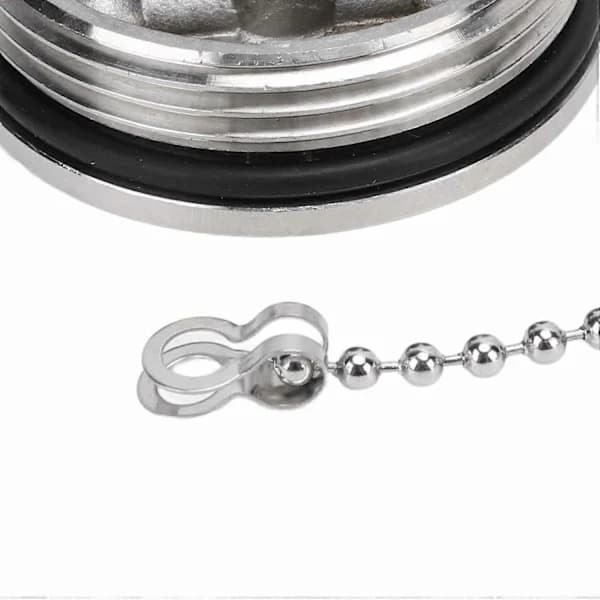 2 tommer bådbrændstoftankdæksel 316 rustfrit stål poleret dæksfyldningsdæksel med nøgle marine hardware til Ya