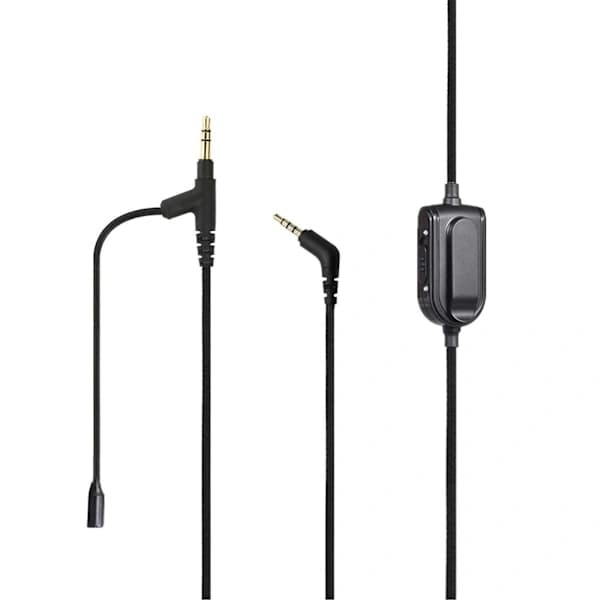 Audio-Line med dempeknapp VoIP-headsetkabel for Boompro spillheadset