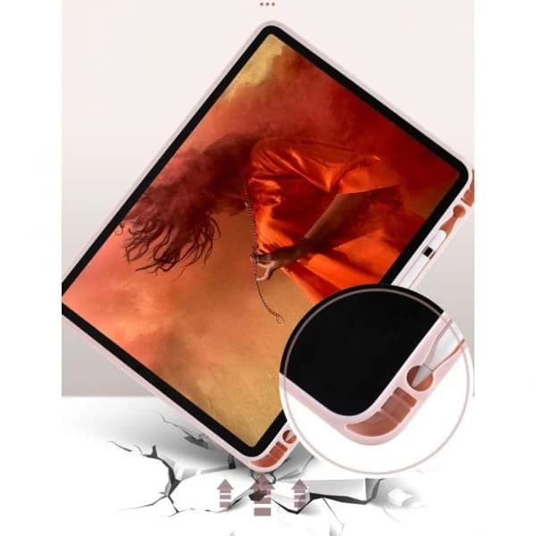 Tech-Protect iPad 10.2 2019/2020/2021 Kuori Kynätelineellä Musta