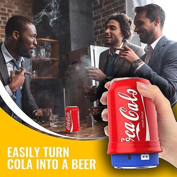 [CA] Sodavandsdåse forklædningslåg til øldåser - 3-pak rød