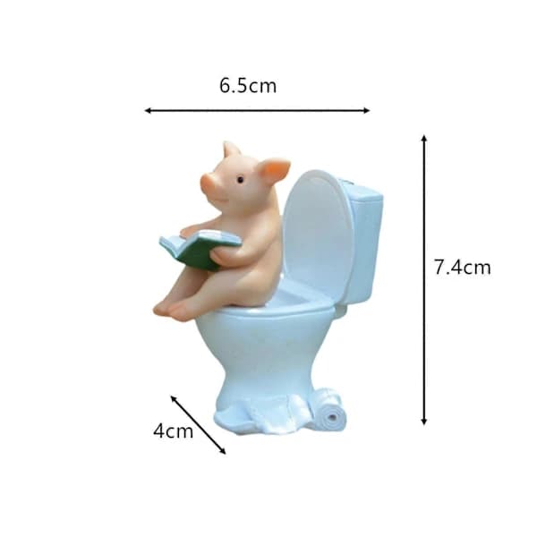 Mini Resin Gris Figur 2-3cm Ornament Gåva
