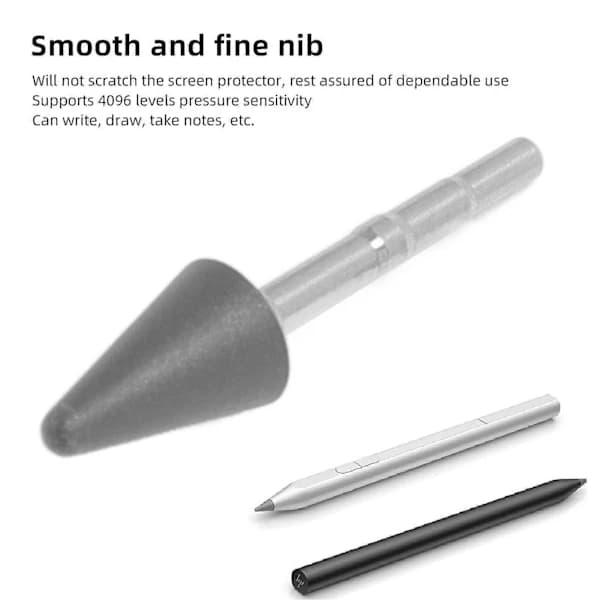 Erstatningstupp for MPP 2.0 3J122AA Rustfritt Stål Tilt Stylus for Berøringsskjerm