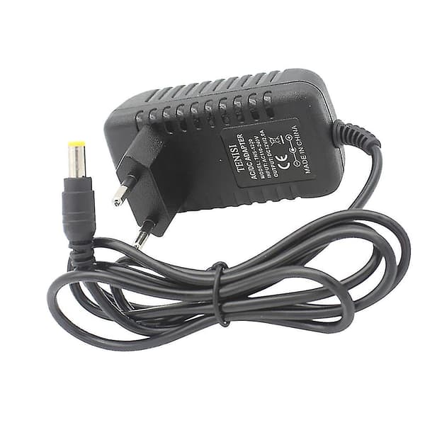 AC/DC 12V 1A Strømadapter Lader EU-plugg for LED-stripe Lys CCTV