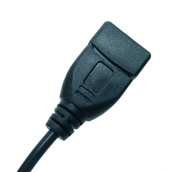 DC-DC-konvertermodul 12V til 5V USB utgangsstrømadapter 3A POWER Svart
