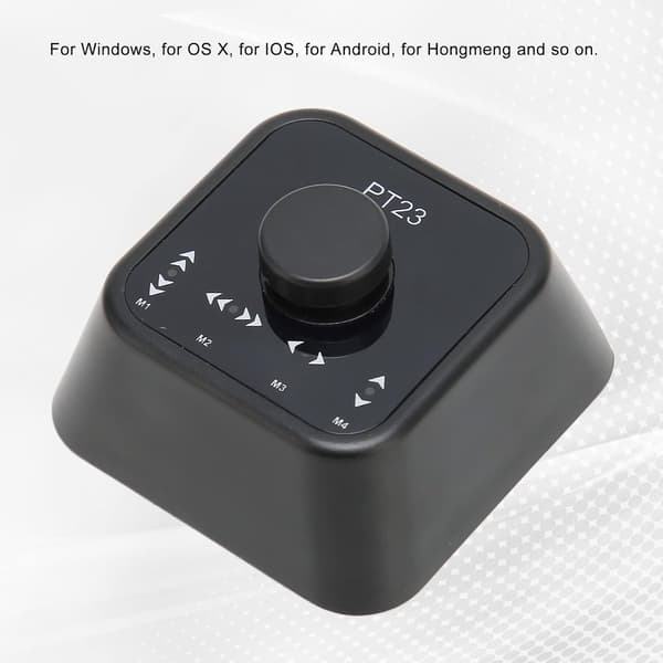 Bluetooth Sidevender Fodpedal, USB-C Genopladelig Trådløs Controller til Noder, E-bøger og Præsentationer, Sort