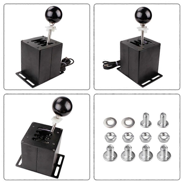 CASA Racing Spill Simuleringsgir Atletikk Konkurranse 7+R USB H Girspak for DIRT EPIC FORCE LFS G29