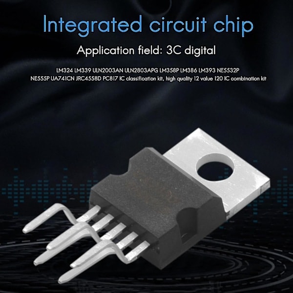 2023-12 120 Opamp Ajastin Darlington Optoerotin Lm324 Lm339 Uln2003an Uln2803apg Lm358p Lm3 -tyyppiä