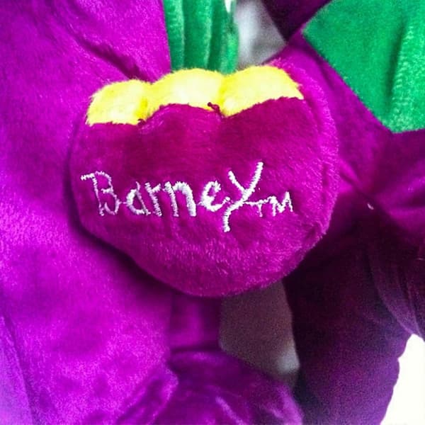 Jag älskar dig Barney Dinosaur Pehmolelu lapsille