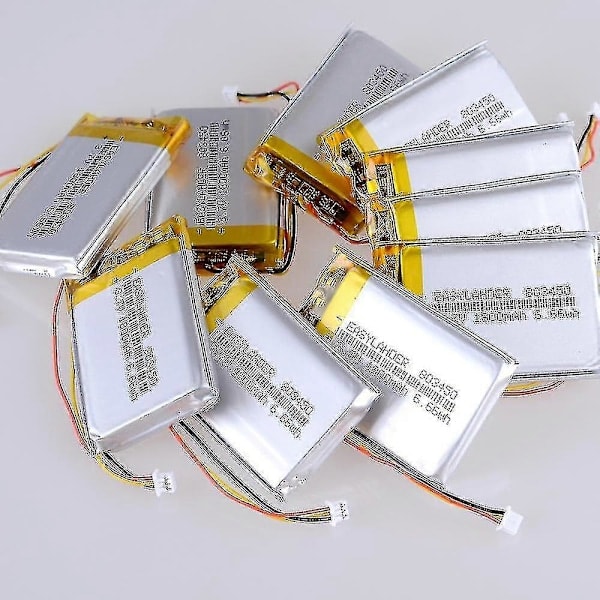 3.7V 1500mAh 1.25 3P Litium Li-jon Polymer Lipo Batteri Kompatibelt med Bluetooth Högtalare Trådlösa Hörlurar Hörlurar Corsair Pro Rpg-YuJia Corsa...