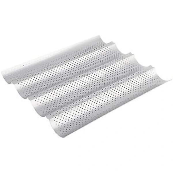 Franskbrød & Baguette Non-Stick 4-rumsform Bageværktøj