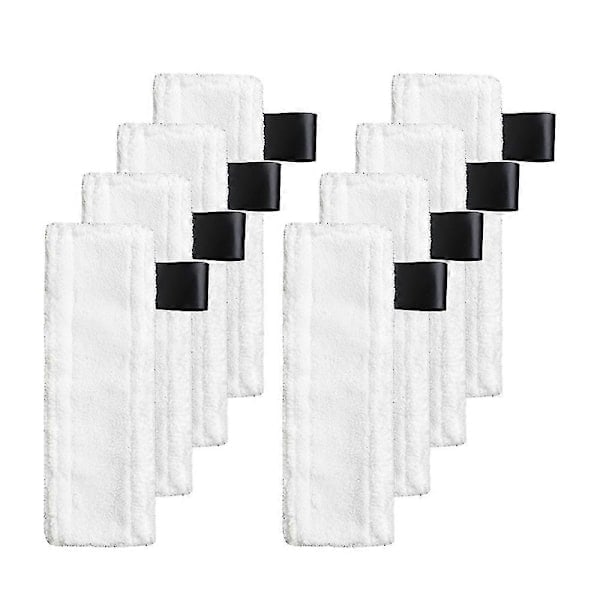 Set med 8 Mikrofiberdukar - Kompatibla med Kärcher Easyfix Ångtvättar[D]