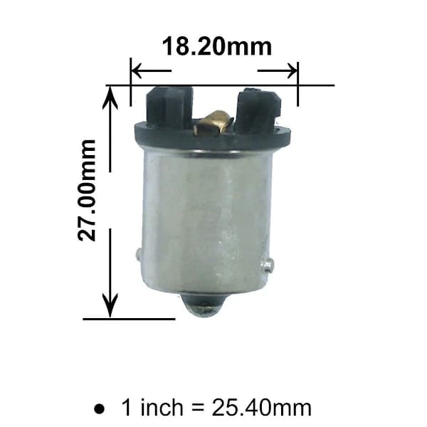 2 stk. T10 W5w 168 194 til 1156 Ba15s LED-lampe baseadapter transformatorstik