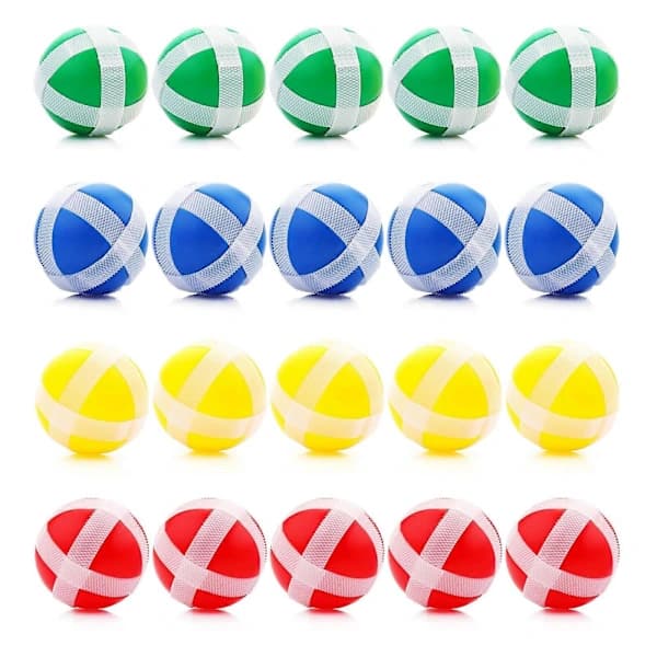 20 borrelåskuler, kompatible med dartspill for barn 3,4 cm
