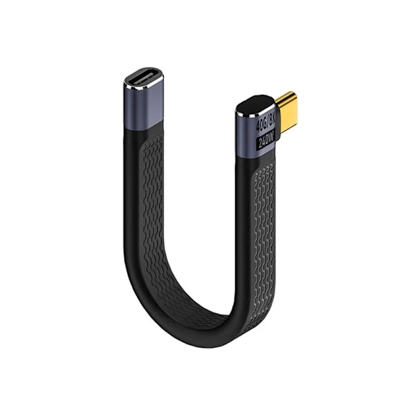 40 Gbps USB4.0-kabel USB C til type C-ledning MF SIDE BEND MF SIDE M-F Side Bend