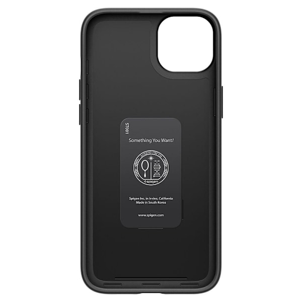 Spigen iPhone 15 Plus Kuori Thin Fit Musta