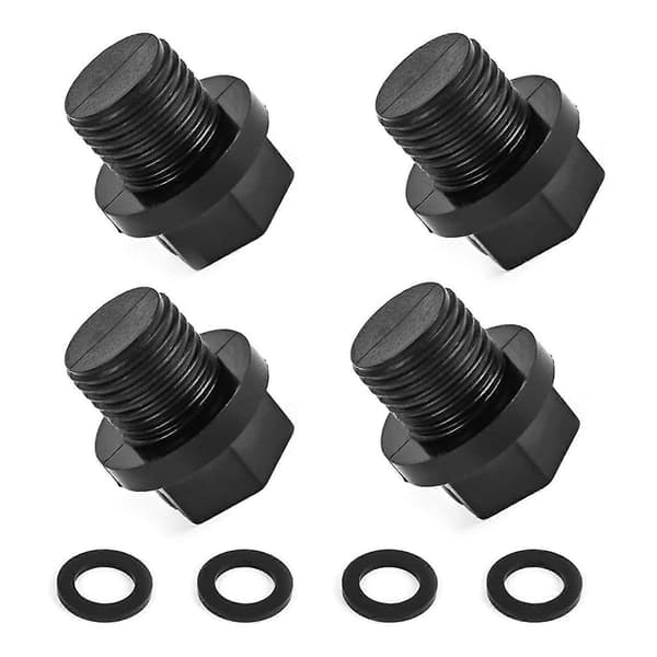 Hållbara poolpumpspluggar för Hayward SPX1700FG - 4-pack med packningar