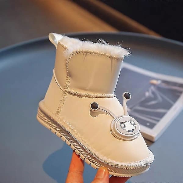 Vinterstövlar för barn med varmt foder och halkfri sula - Beige Beige 23