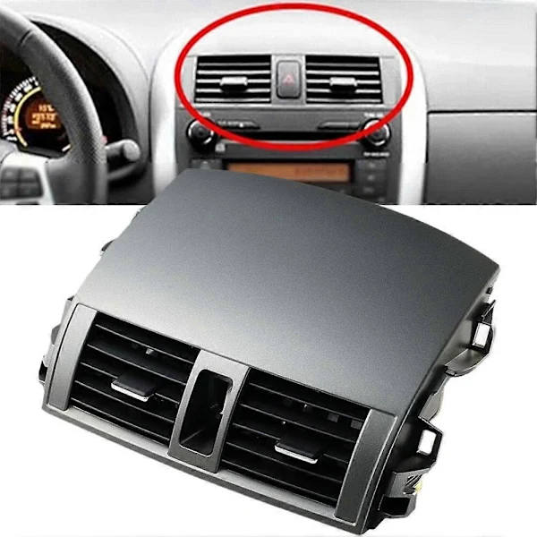 1 stk. Utslipps Luftventilpanel for Toyota Corolla 2008-2013 Senter Dash Utslipps Luftventilpanel Utslippsbeskyttelse Erstatningstilbehør