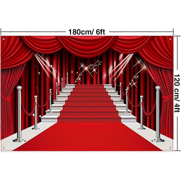 CASA Rød Gardiner Bakgrunn Banner, Rød Løper Stoff Fotografi Bakgrunn Foto Bakgrunn Studio Prop fo