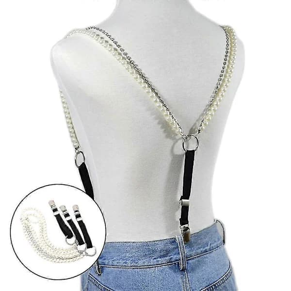 {ca}Punk Stil Seler Kvinner Y-form Metallklemmer Justerbar Perlerem