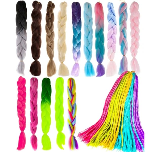 Jumbo Braid / Hårforlengelser Hårflette - 60 cm 120