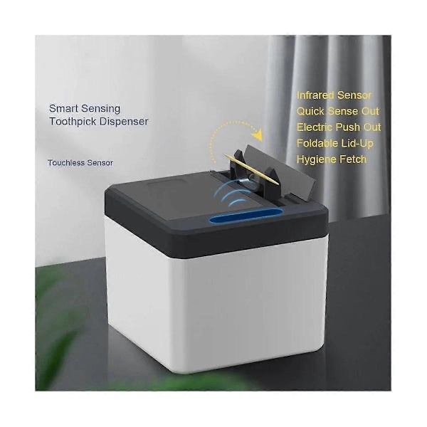 CASA Intelligent Induktions Tandpetare Låda Automatisk Elektrisk Tandpetare Maskin Automatisk Pop Up Innovat