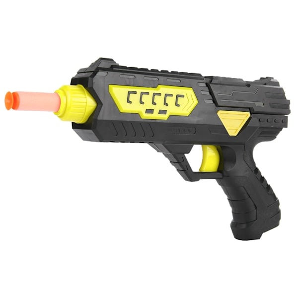 Leker for barn, fargede myke krystallvann, paintballpistol, bombekuler, myk pistol for barn, gul
