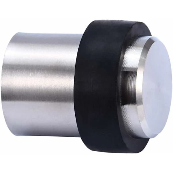 4 x Gulv dørstopper 4,6 cm Rustfrit stål Dørstopper Dørstopper
