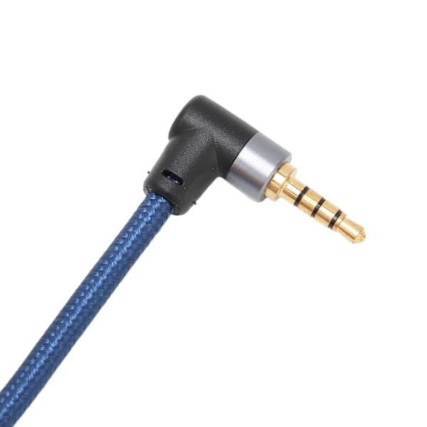 3,5 mm hunn til hann lydkabel 4-polet 90 graders rettvinklet lydforlengelseskabel 3m / 9,8ft
