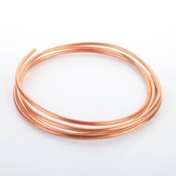 TS-Kopparrör Mjukt Kopparrör Runt Kopparrör 2M OD 2mm x ID 1mm för Kylrör