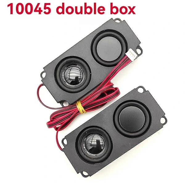 2 Pcs Compact Square Loudspeaker Audio System 45100 Speakers Ideal for Home Audio & Portable Use