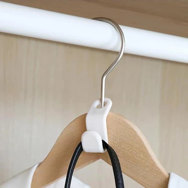 100-pack - Clothes Hanger / Hook for Hanger - Save space in wardrobe 100-pack 100-pack