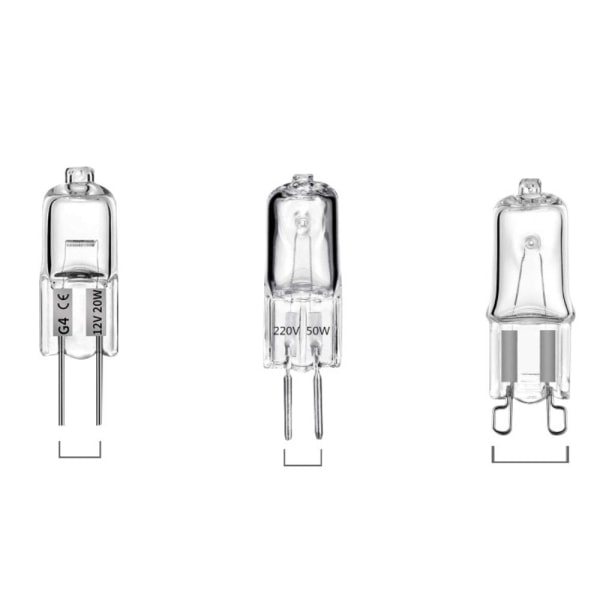 Halogenpæreperler G4 G5.3 Glødepære G5.3 12V 35W G5.3 12V 35W G5.3 12V 35W