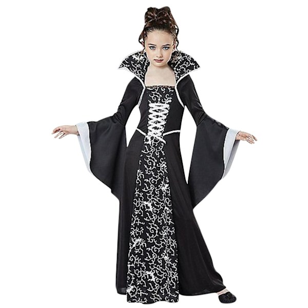 Lasten Halloween-asu Tyttöjen Halloween-asu Asut Lasten Hääpuvut Karnevaali Cosplay White 150
