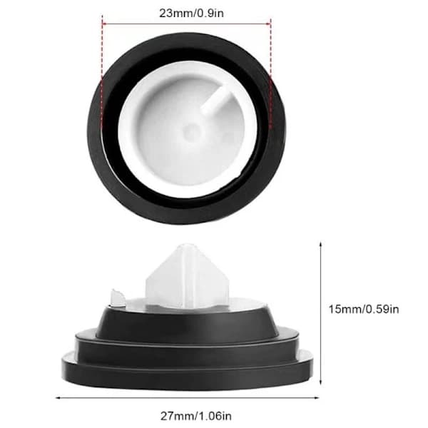 2 Ventildiagrammer (2 STK), Gummimateriale
