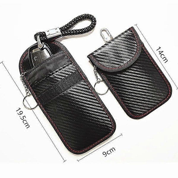 Skyddande bilnyckel, 2-pack Mini Bilnyckelskydd Nyckellöst Go Skyddsfodral