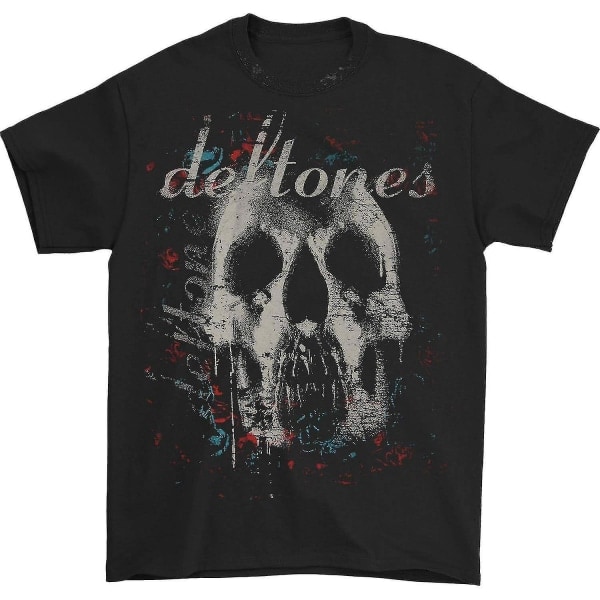 Deftones Skull T-shirt Størrelse L