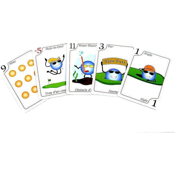 Play Nine - Lautapeli perhejuhliin - Korttipeli yhdeksällä golfkierroksella
